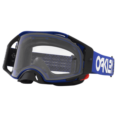 Oakley Airbrake MX Moto B1B Blue Goggles - Clear