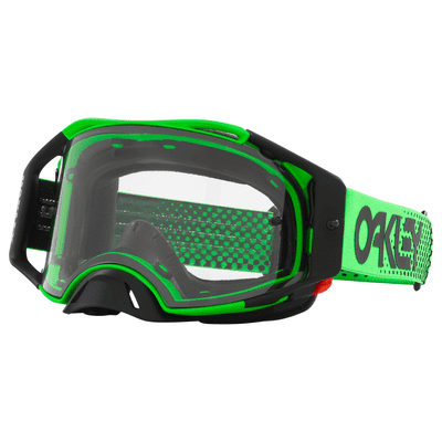 Oakley Airbrake MX Moto B1B Green Goggles - Clear