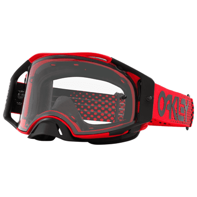 Oakley Airbrake MX Moto B1B Red Goggles - Clear