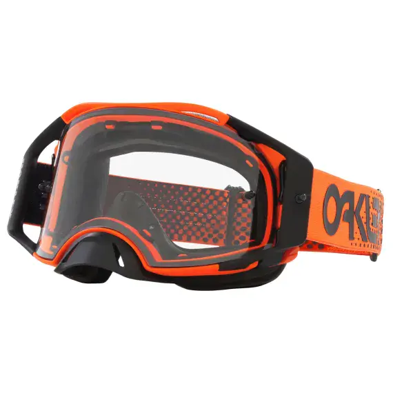 Oakley Airbrake MX Moto Orange Goggles - Clear