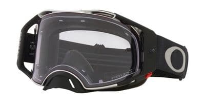 Oakley Airbrake Tuff Block Motocross Goggles - Gunmetal/Clear lens