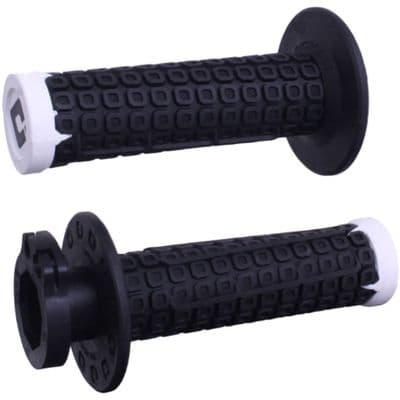 ODI Nomad D30 Lock On Grips - Black White