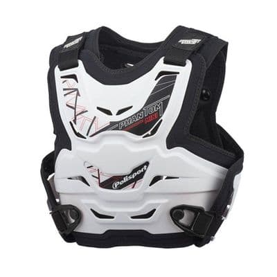 Polisport Phantom Mini Chest Protector - White