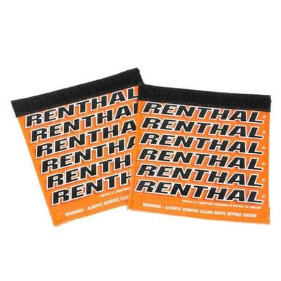 Renthal Handlebar Clean Grip Covers - Orange