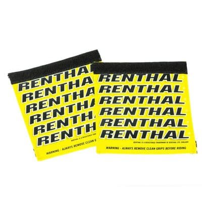 Renthal Handlebar Clean Grip Covers - Yellow