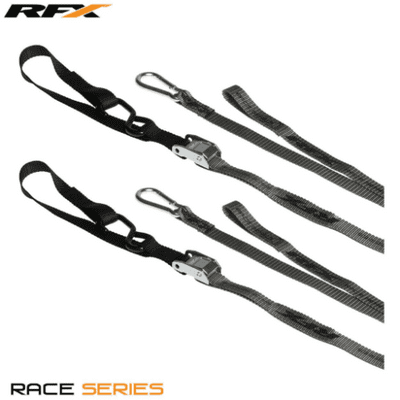 RFX Race Series 1.0 Tie Down Straps - Grey