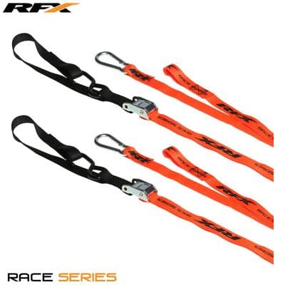 RFX Race Series 1.0 Tie Down Straps - Orange