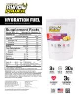 Ryno Power HYDRATION FUEL Fruit Punch Electrolyte Drink Mix | 20 Servings (2 LBS)