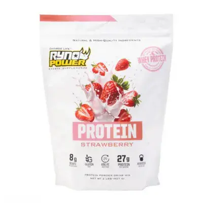 Ryno Power Strawberry Protein Powder 2lb