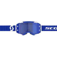Scott Fury Chrome Blue MX Goggles