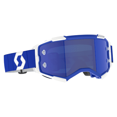 Scott Fury Chrome Blue MX Goggles