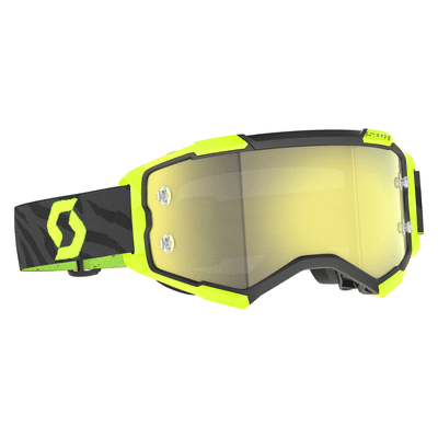 Scott Fury Chrome Zebra MX Goggles