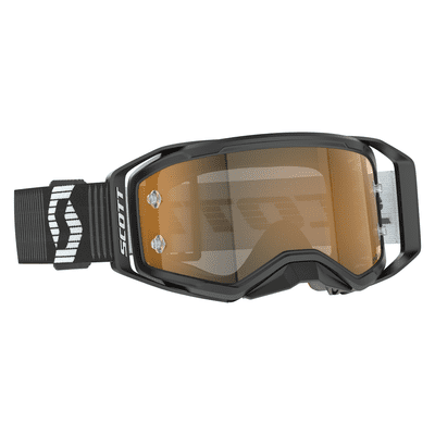 Scott Prospect 2.0 Chrome Black White MX Goggles - Gold Chrome