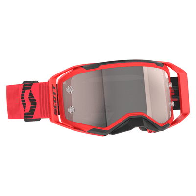 Scott Prospect 2.0 Red Black  MX Goggles - Silver Chrome