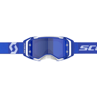 Scott Prospect 2.0 Red Blue White MX Goggles - Blue Chrome