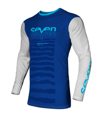 Seven Vox Motocross Shirt - Sonic Blue