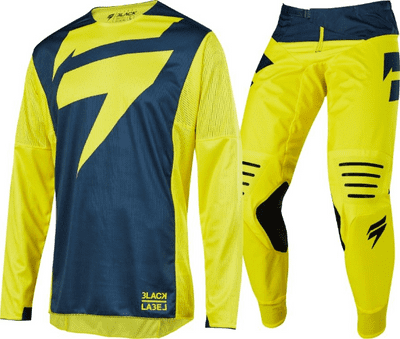 Shift 3lack Mainline MX Kit Combo - Yellow/Navy