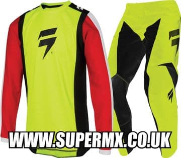 Shift Youth Whit3 Race 2 MX Kit Combo - Flo Yellow