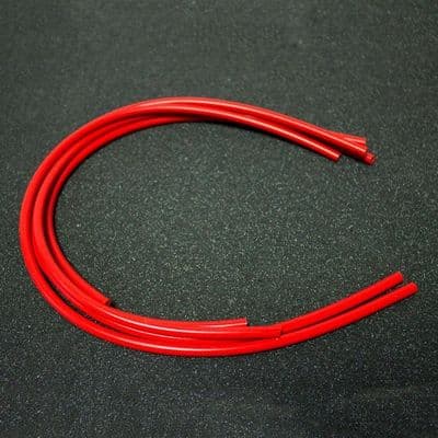 Silicone Carb Hose Kit 5 Pieces - Red