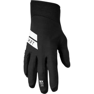 Thor Agile Status Gloves - Black/ White