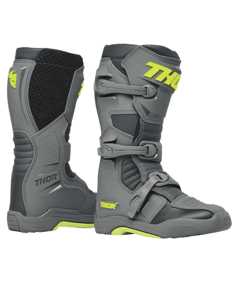 Thor Blitz XR MX Boots -  Grey/ Charcoal