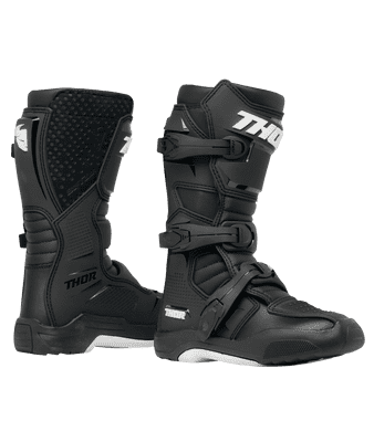 Thor Blitz XR Youth Boots - Black/ White