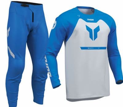 Thor Ridemode Menace Motocross Kit Combo - Blue