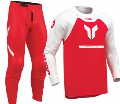 Thor Ridemode Menace Motocross Kit Combo - Red