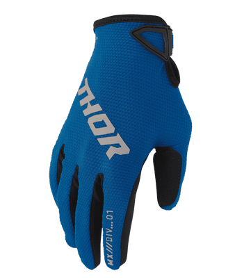 Thor Ridemode Static Gloves - Blue