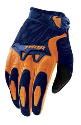 Thor Spectrum Glove - Orange/Navy