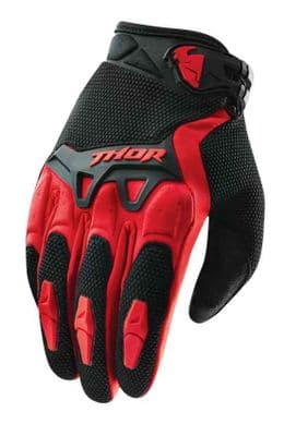 Thor Spectrum Motocross Gloves - Red