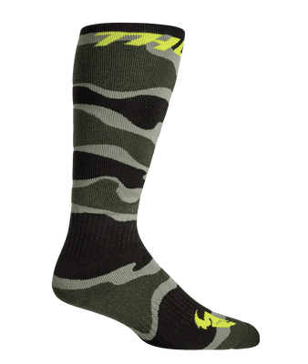 Thor Youth MX Sock - Green Camo