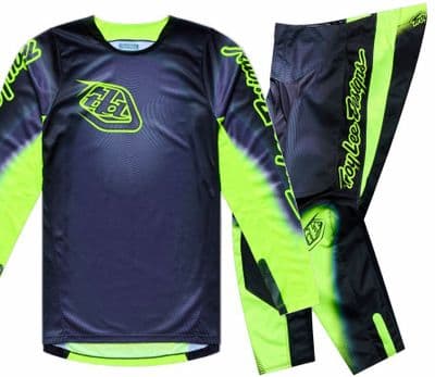 TLD GP Pro Imprint Motocross Kit Combo - Grey Yellow
