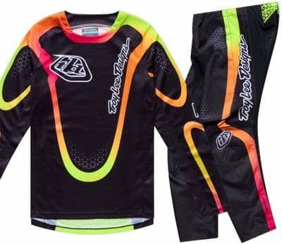 TLD GP Pro Kids Aura Motocross Kit Combo - Black