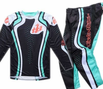 TLD GP Pro Kids Roller Motocross Kit Combo - Black Teal