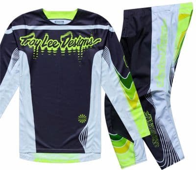 TLD GP Pro Stagger Motocross Kit Combo - Gunmetal
