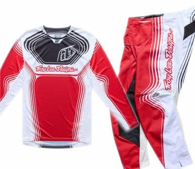TLD GP Pro Streamline Motocross Kit Combo - Red Black