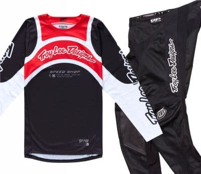 TLD GP Pro Swerve Motocross Kit Combo - Black Red
