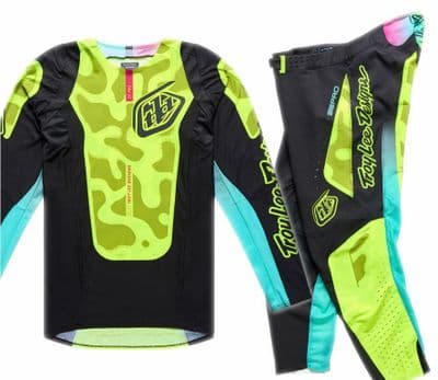TLD SE Pro Myth Motocross Kit Combo - Black Flo