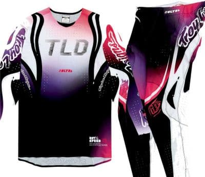 TLD SE Ultra Drip Motocross Kit Combo - Black Purple