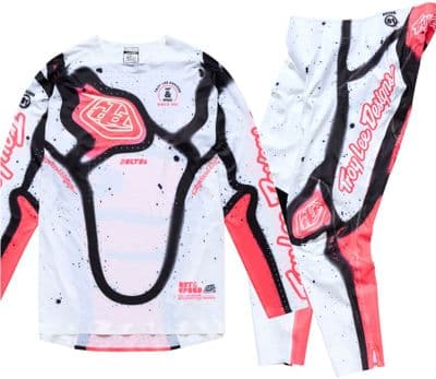 TLD SE Ultra Membrane Motocross Kit Combo - White Red
