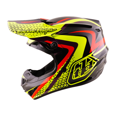Troy Lee Designs GP Pro Youth Slides Helmet - Black Yellow