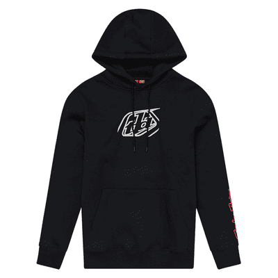 Troy Lee Designs Kids Youth Badge Hoodie - Black