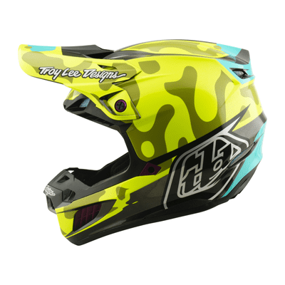 Troy Lee Designs SE5 Composite Myth Helmet -Flo Yellow