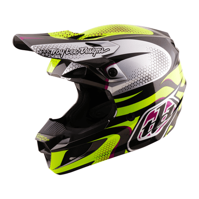 Troy Lee Designs SE5 Polycarbonate Aura Helmet - Yellow Black