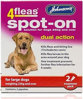 4Fleas spot on For large dogs 25kg and over