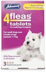4Fleas Tablets For small Dogs over 11kg -