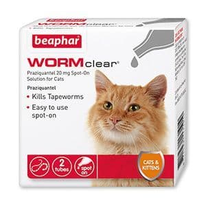Beaphar worm clear  (tubes)