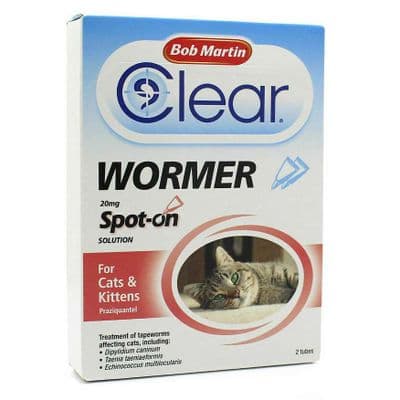 Bob martin clear wormer 2 tubes
