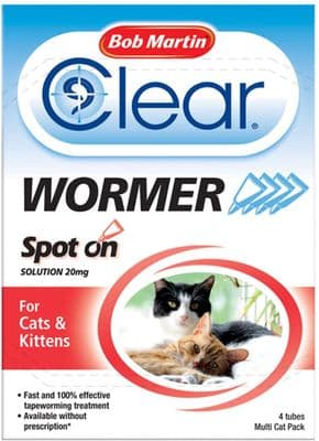 Bob martin clear wormer 4 tubes